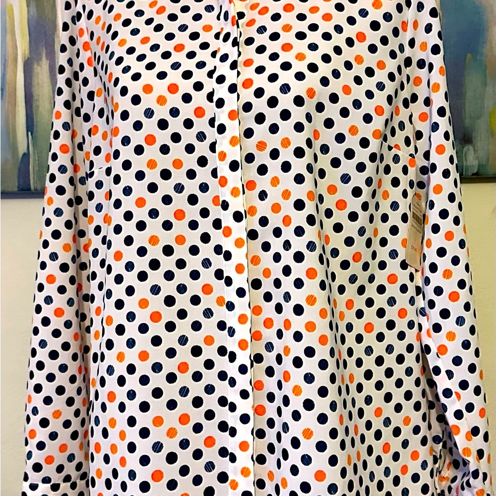 NWT COLD WATER CREEK L/14 hidden buttons